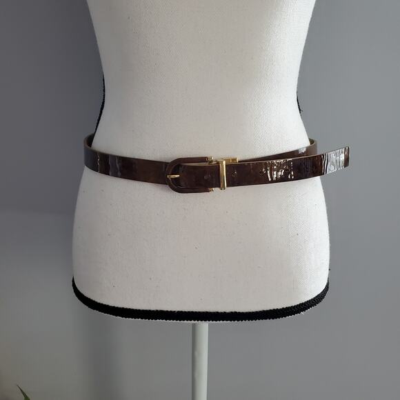 Vintage Brown Marble Belt - Picture 1 of 7